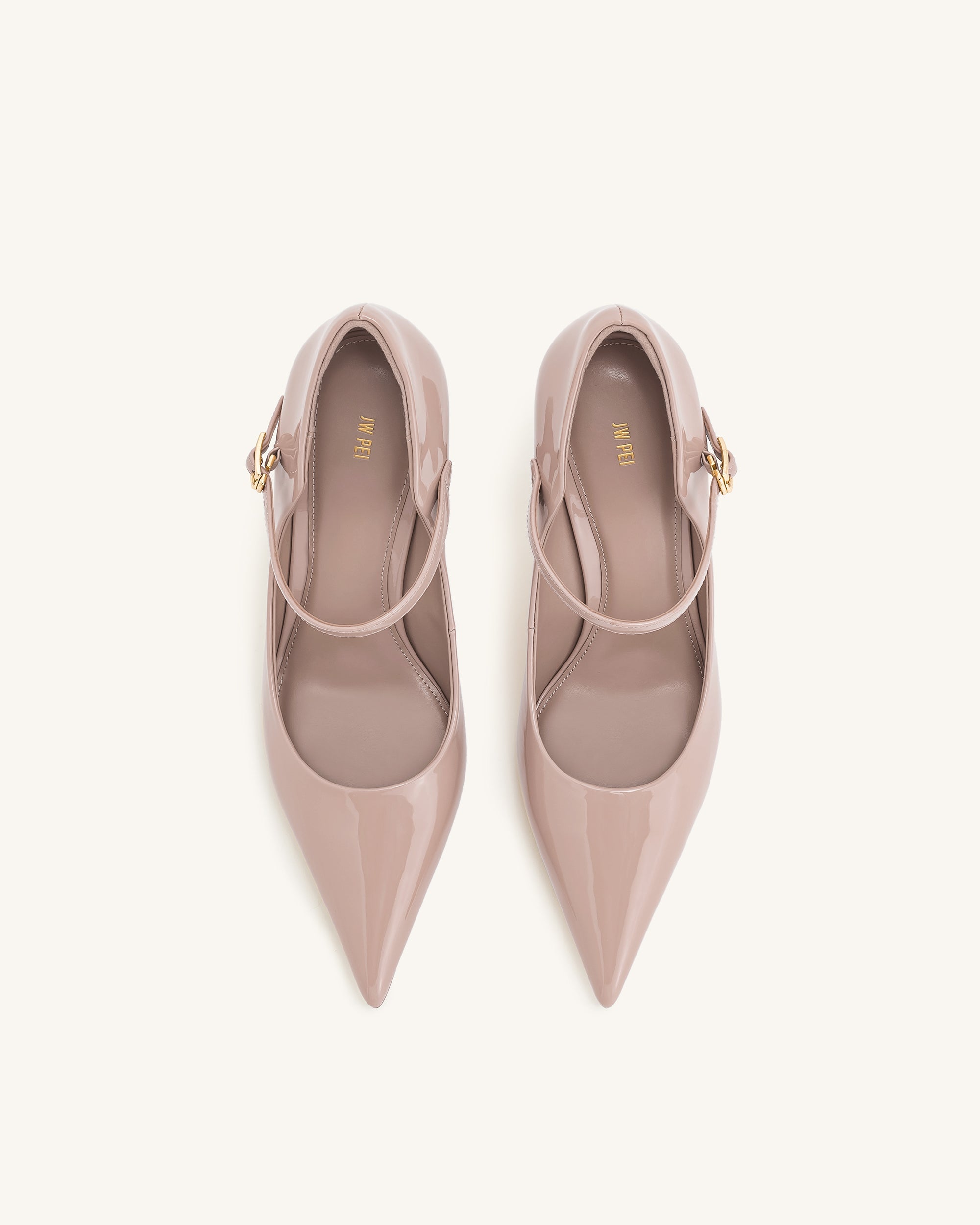 Jw Pei Thalina Patent Leather Pumps Dusty Pink