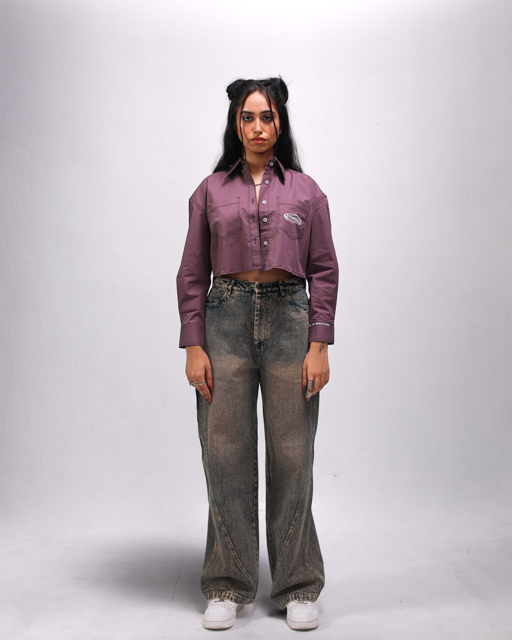 STARDUST WOMEN CROPPED SHIRT