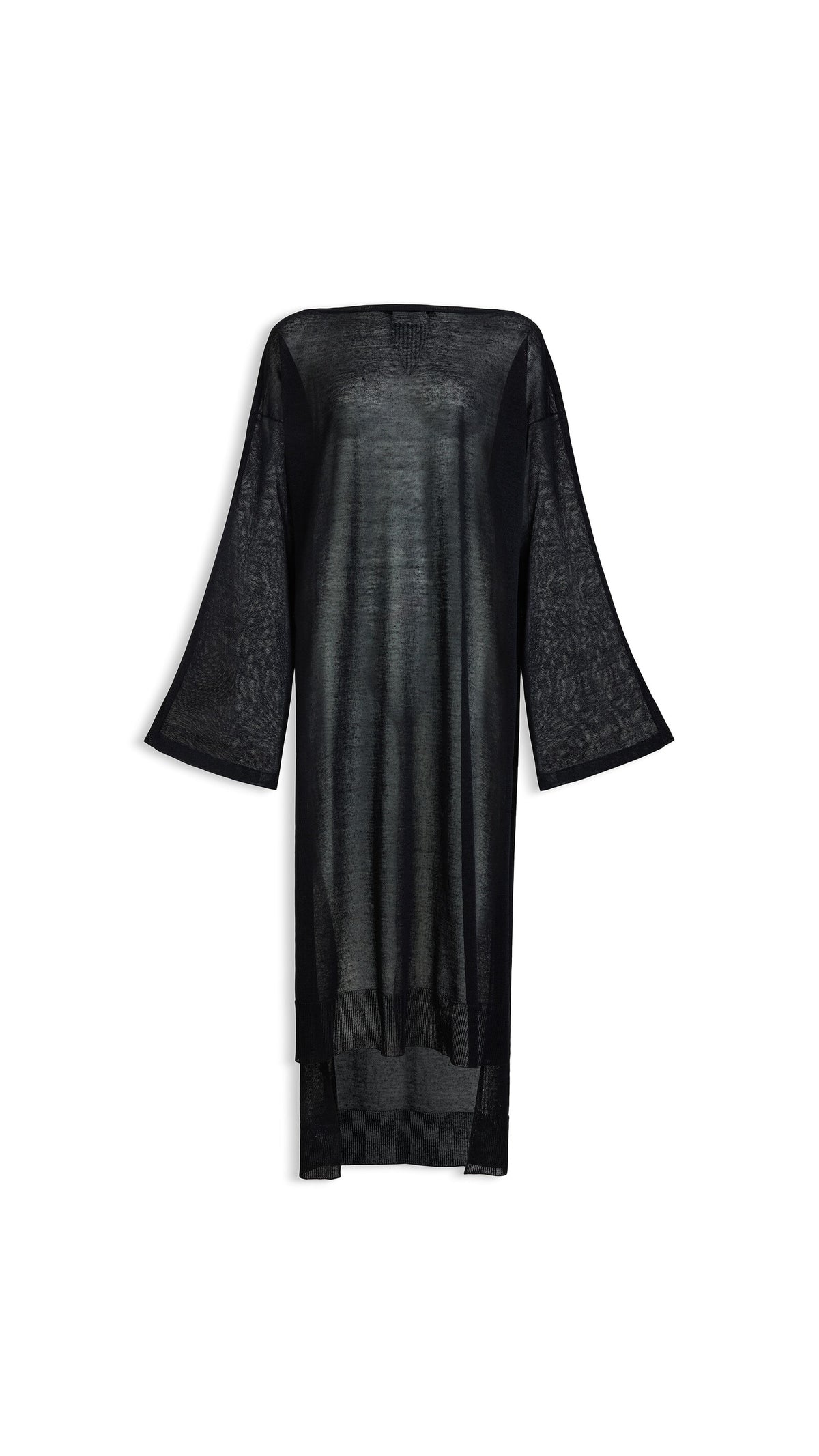 Alaïa Silk Linen Kaftan Dress