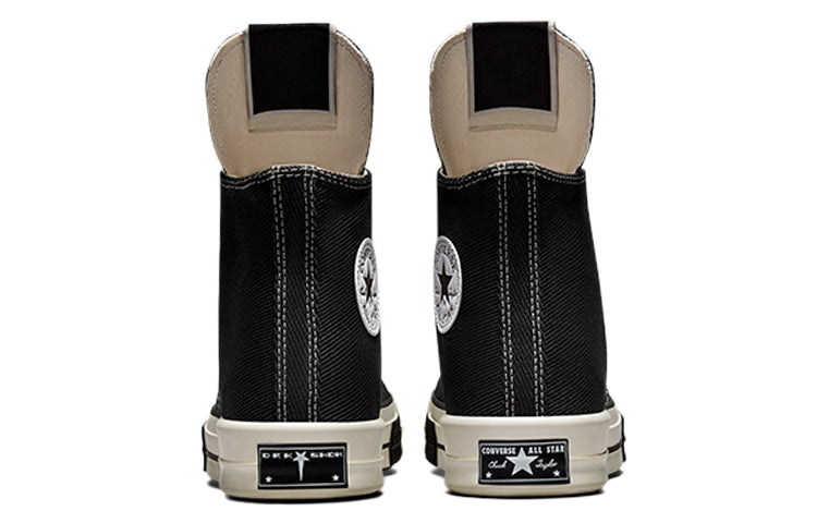 Converse DRKSTAR Hi Rick Owens DRKSHDW Black Egret