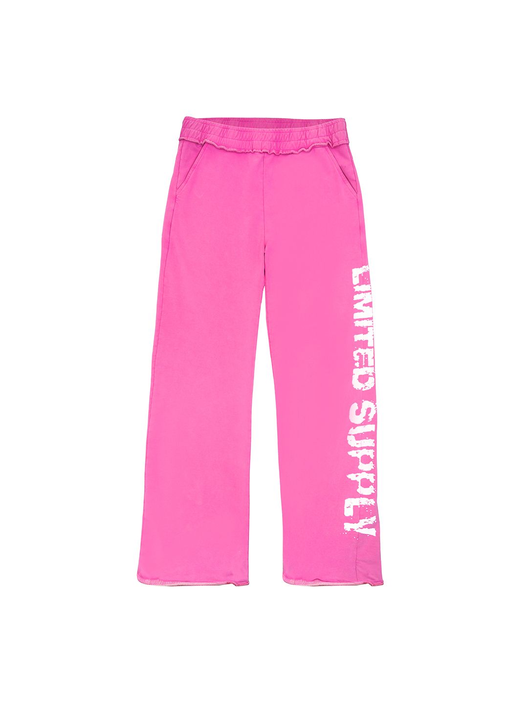 STATIC PINK REVERSE WAISTBAND JOGGERS WOMEN