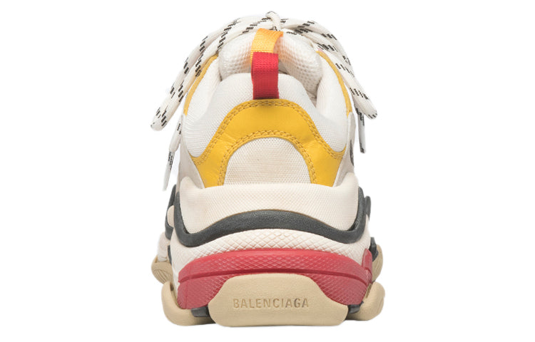 Balenciaga Triple S Cream Yellow Red (Women's)