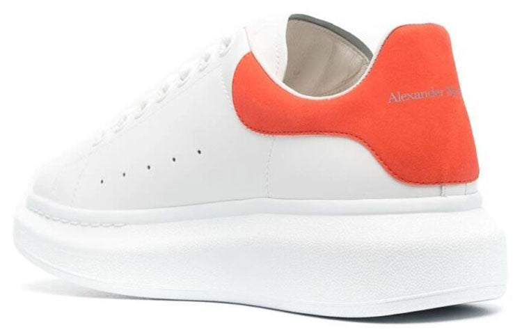Alexander McQueen Oversized White Warm Orange, detail