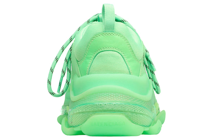 Balenciaga Triple S Soft Neon Green Clear Sole
