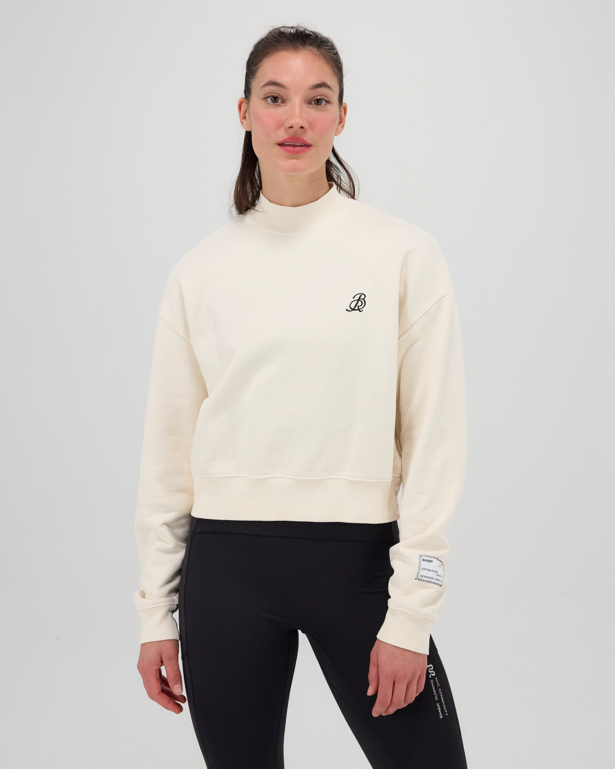Bandit Cropmock Pullover Cream