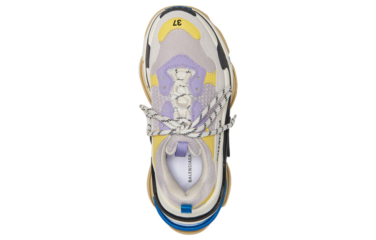 Balenciaga Triple S Purple Yellow Blue (Women's)