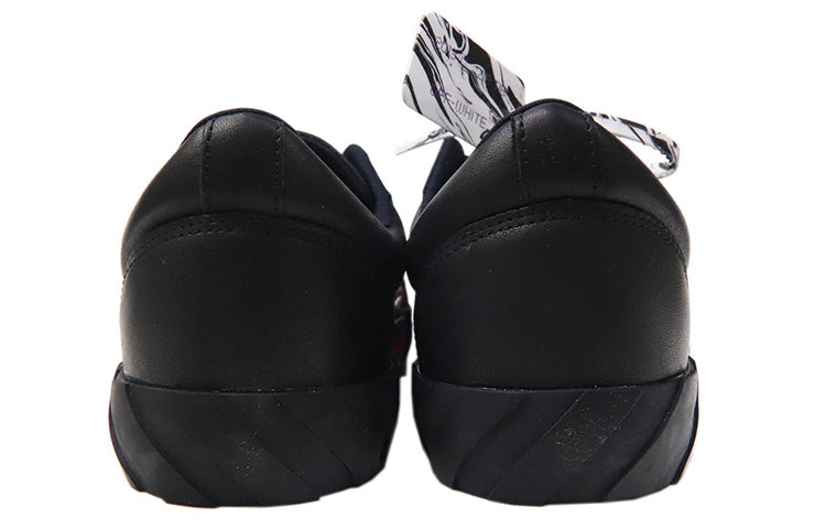 OFF-WHITE Vulc Low Black/Blue Leather SS21