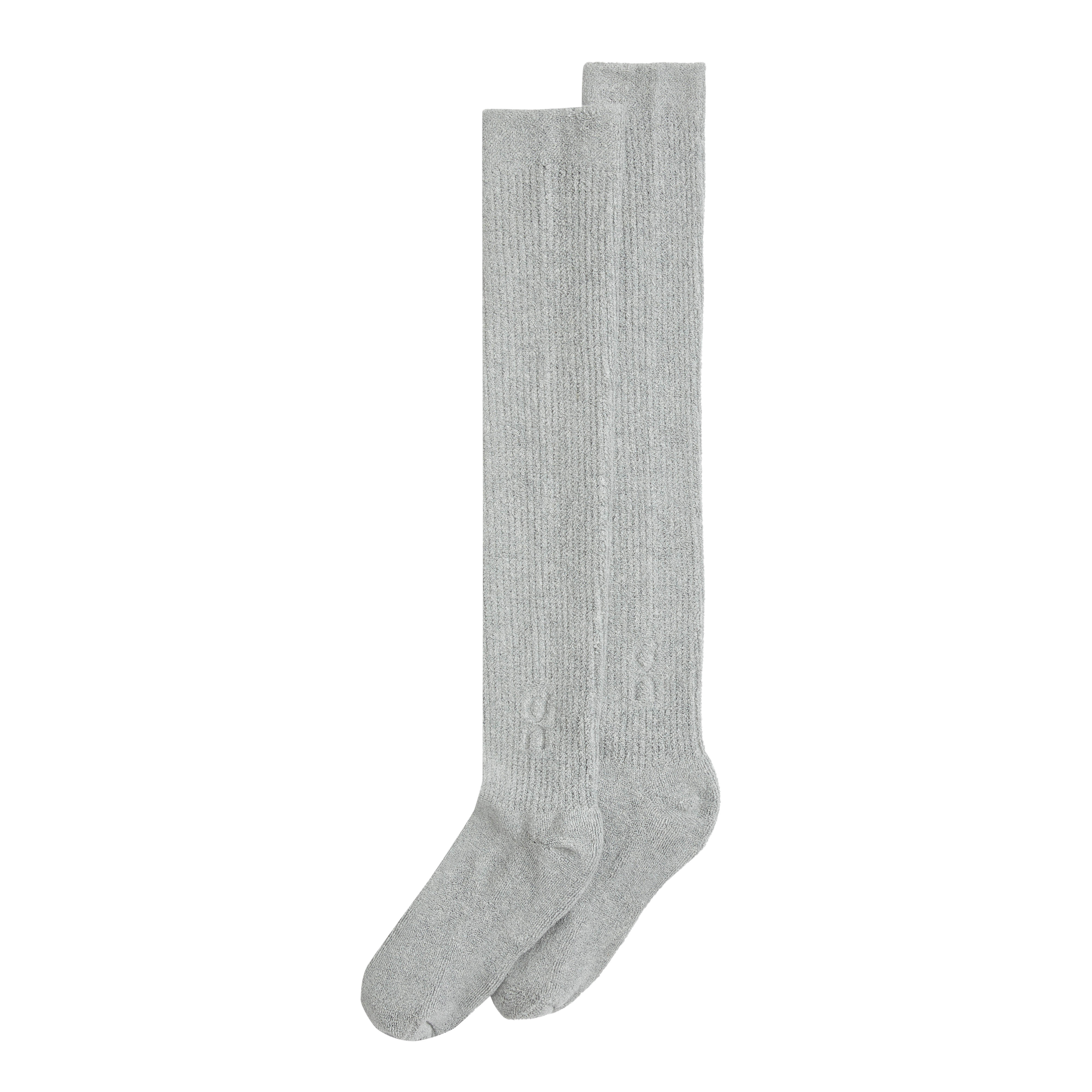 On Terry Sock Knee High Heather Gray