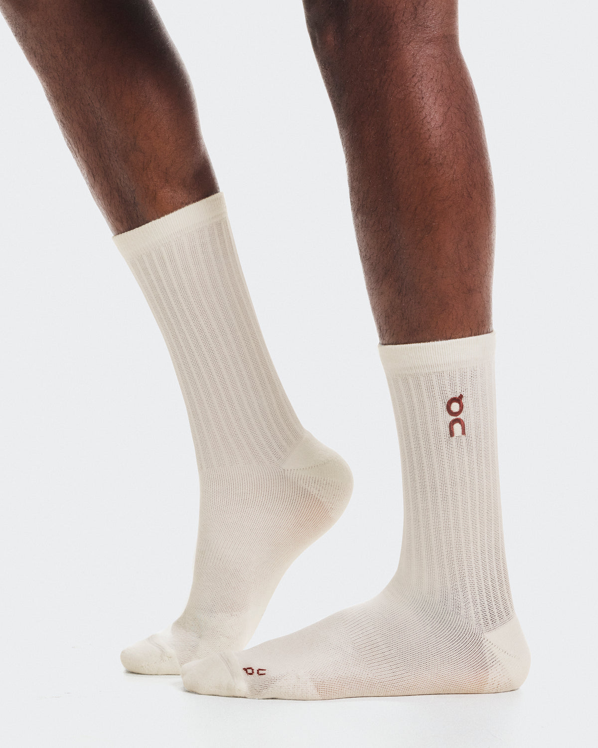 On Embroidered Logo Sock 3P Year Of The Horse Grizzly | Ivory