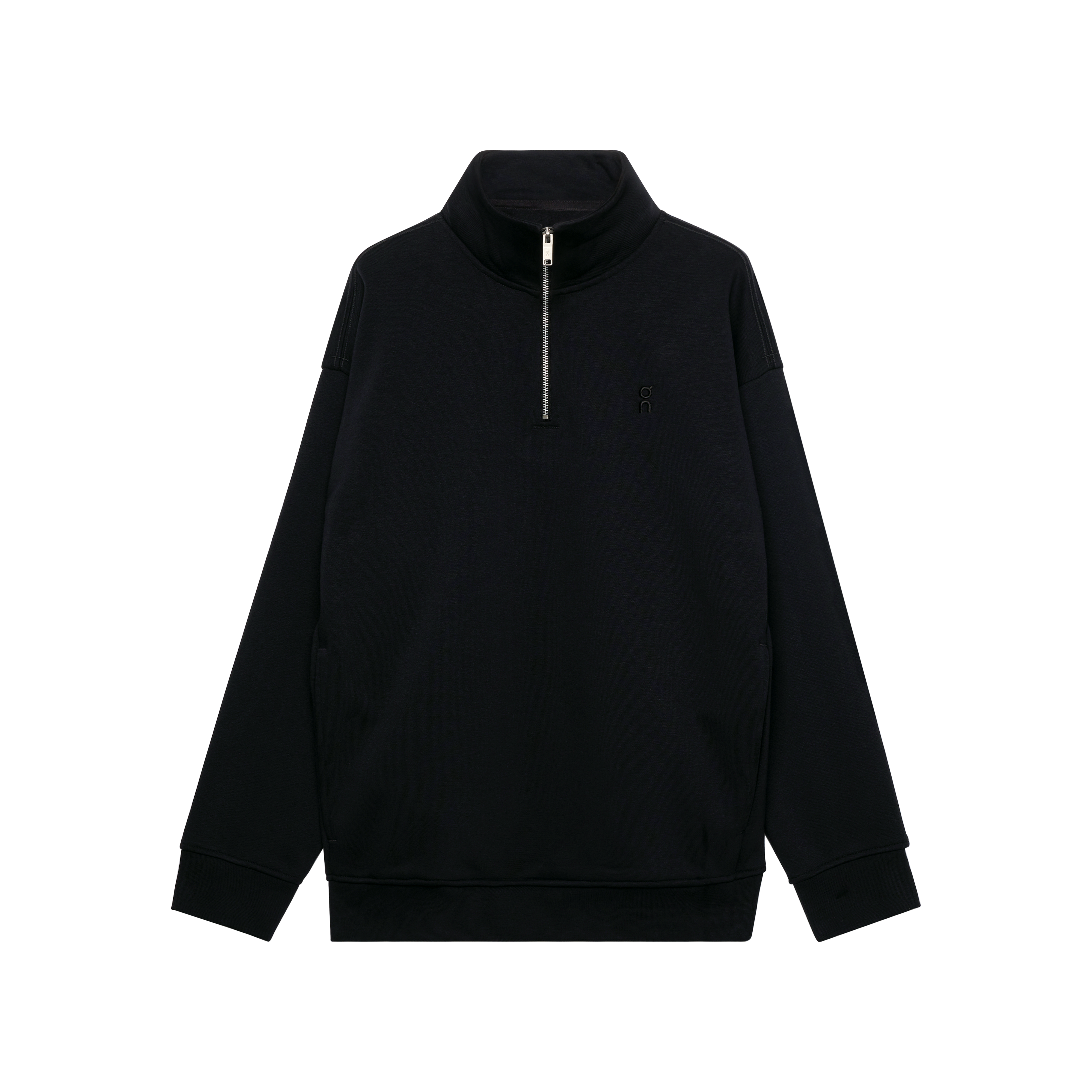 On Club Collective 1/4 Zip Black