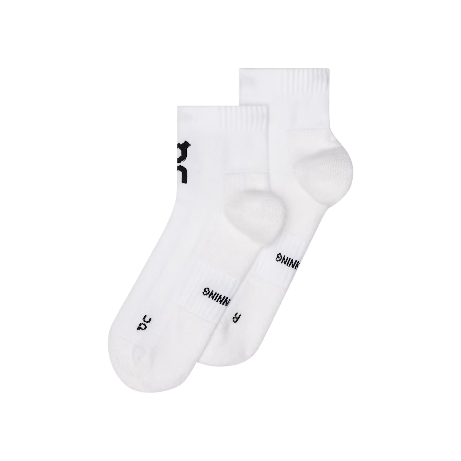 On Core Run Sock Mid 2P White