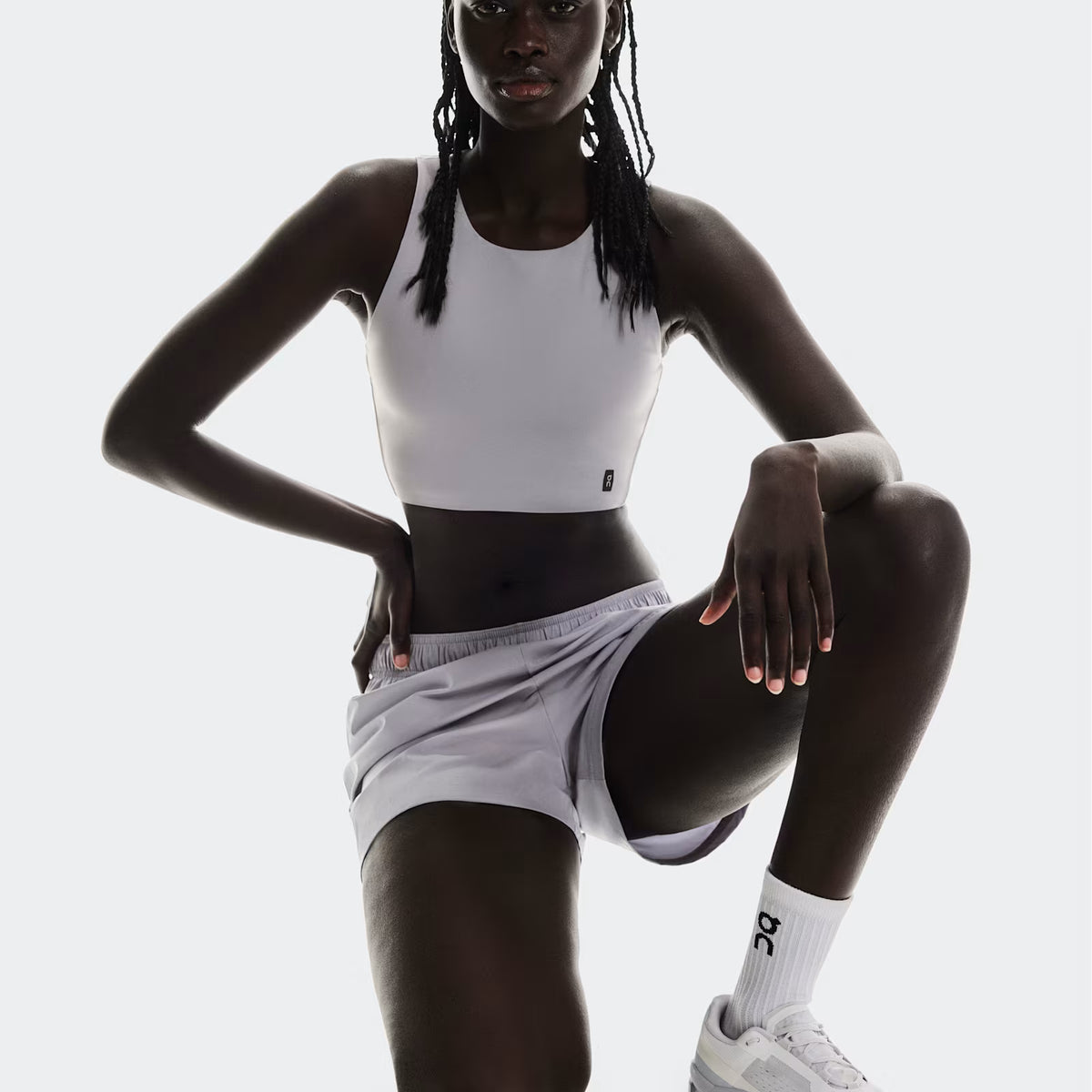 On Core 2-In-1 Crop Lilac (Women'S)