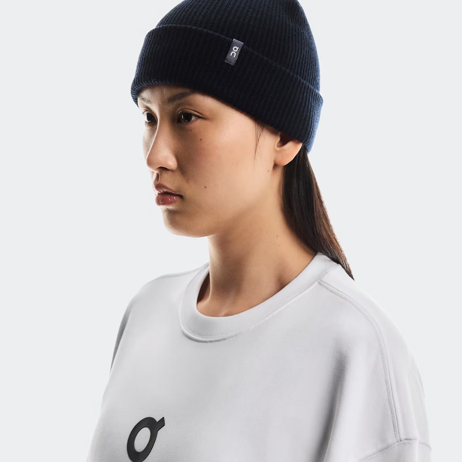 On Merino Beanie Midnight