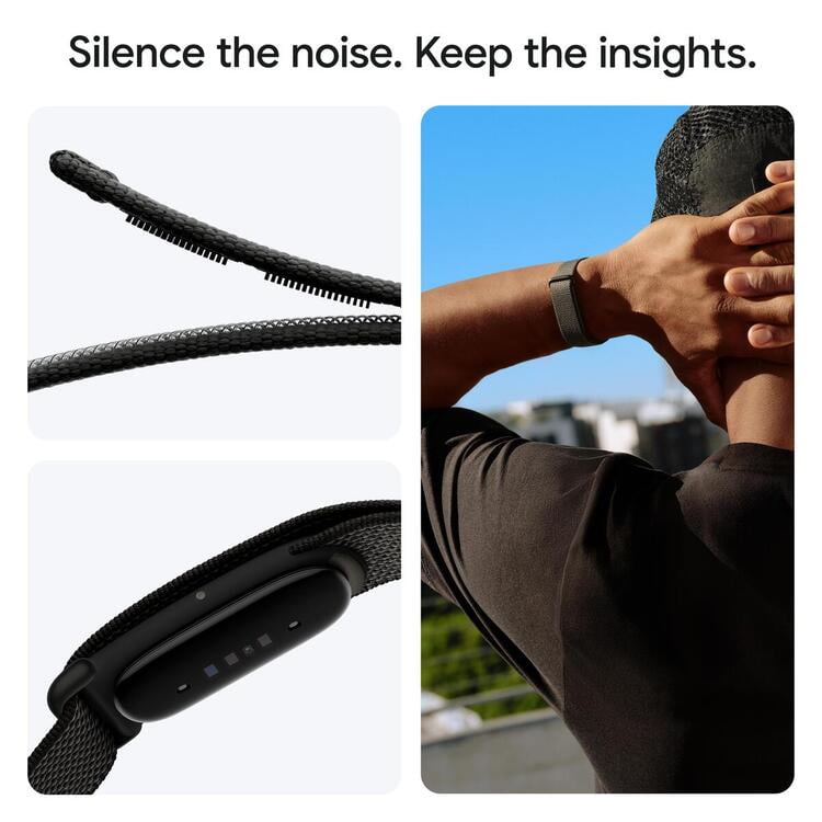 Google Fitbit Air Active Bundle Obsidian + Fog Active Band