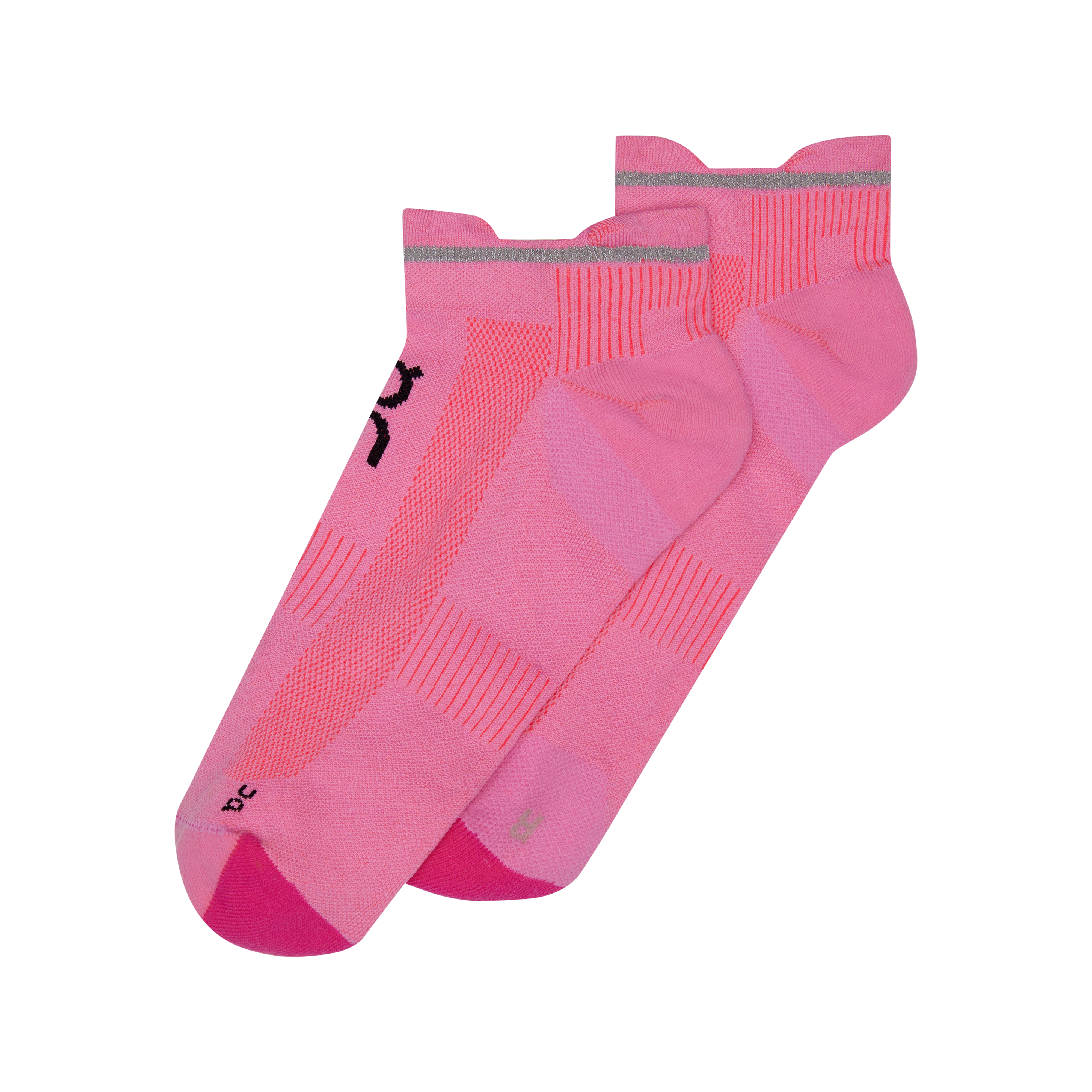 On Elite Run Sock Low Raspberry | Pink