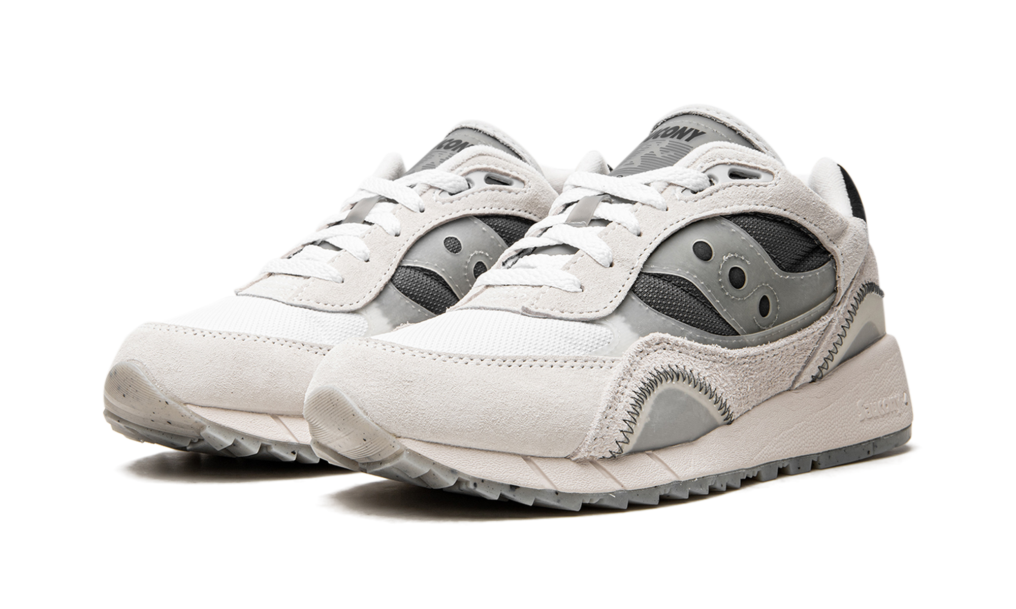 Saucony Shadow 6000 Transparent White Dark Grey