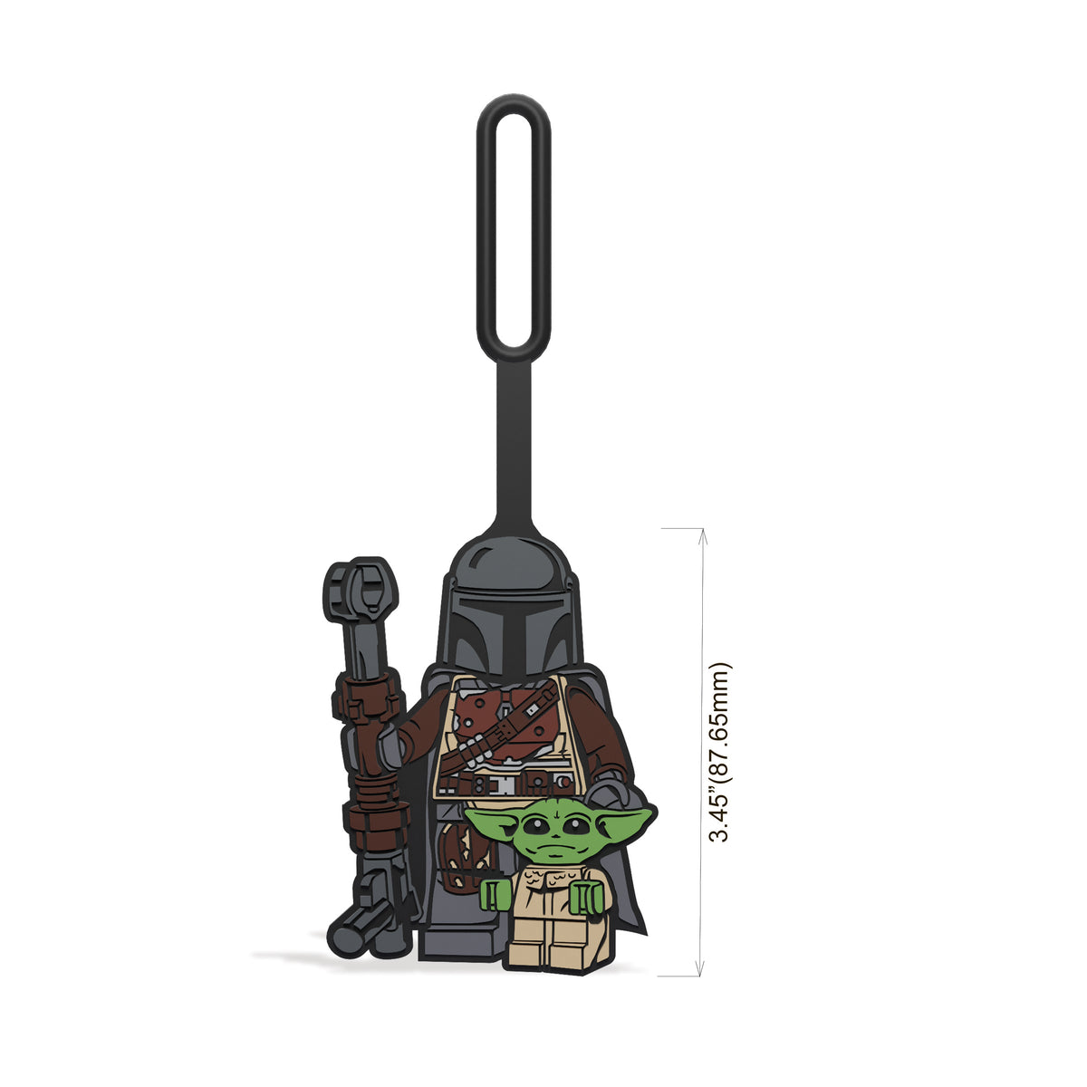 Lego The Mandalorian with Grogu Bag Tag