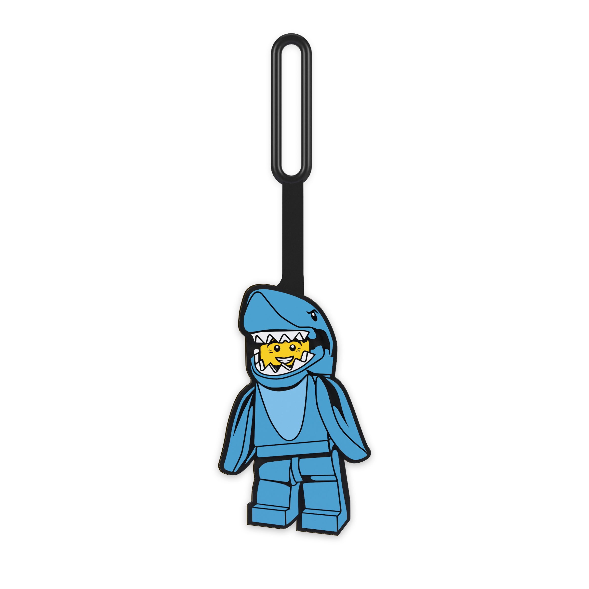 Lego Shark Suit Guy Bag Tag