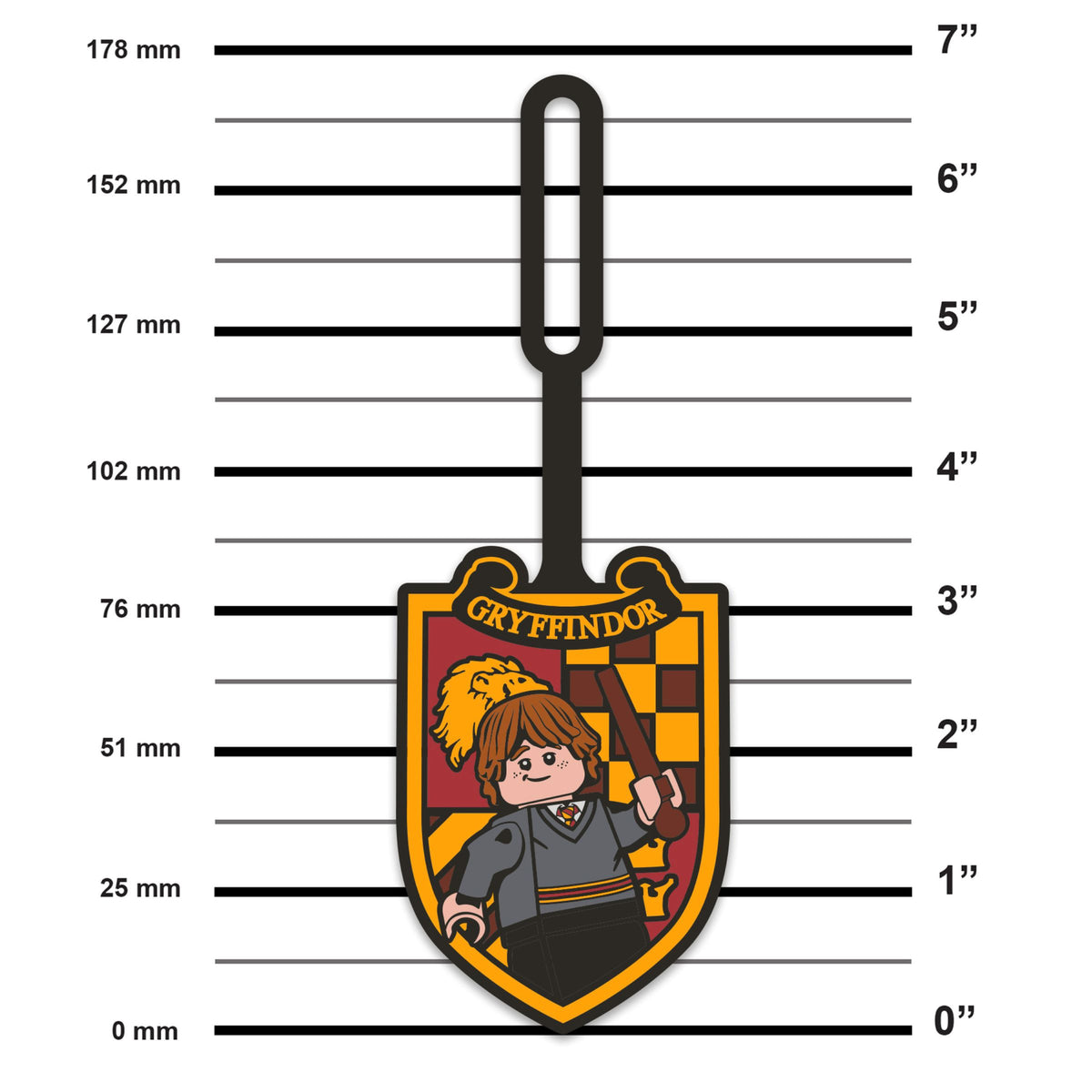 Lego Ron Weasley Bag Tag