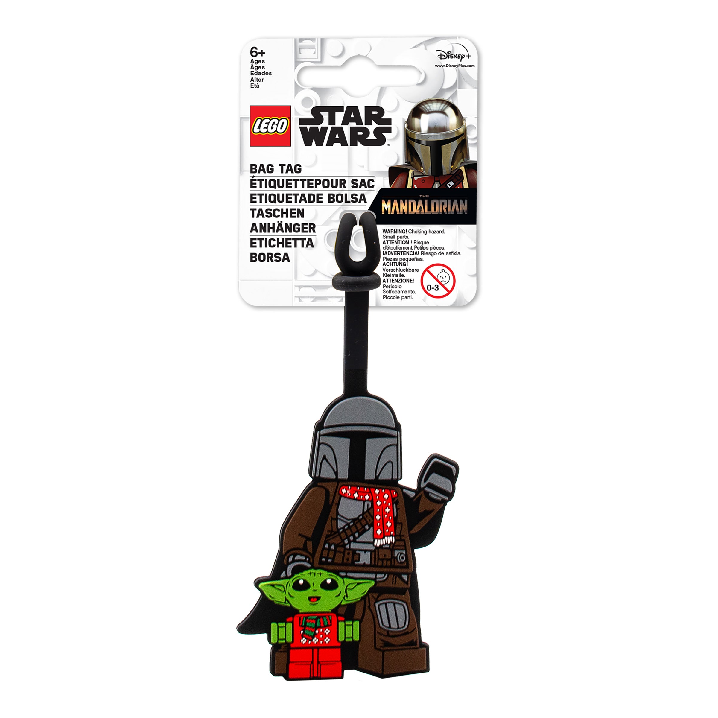 Lego The Mandalorian with Grogu Holiday Bag Tag
