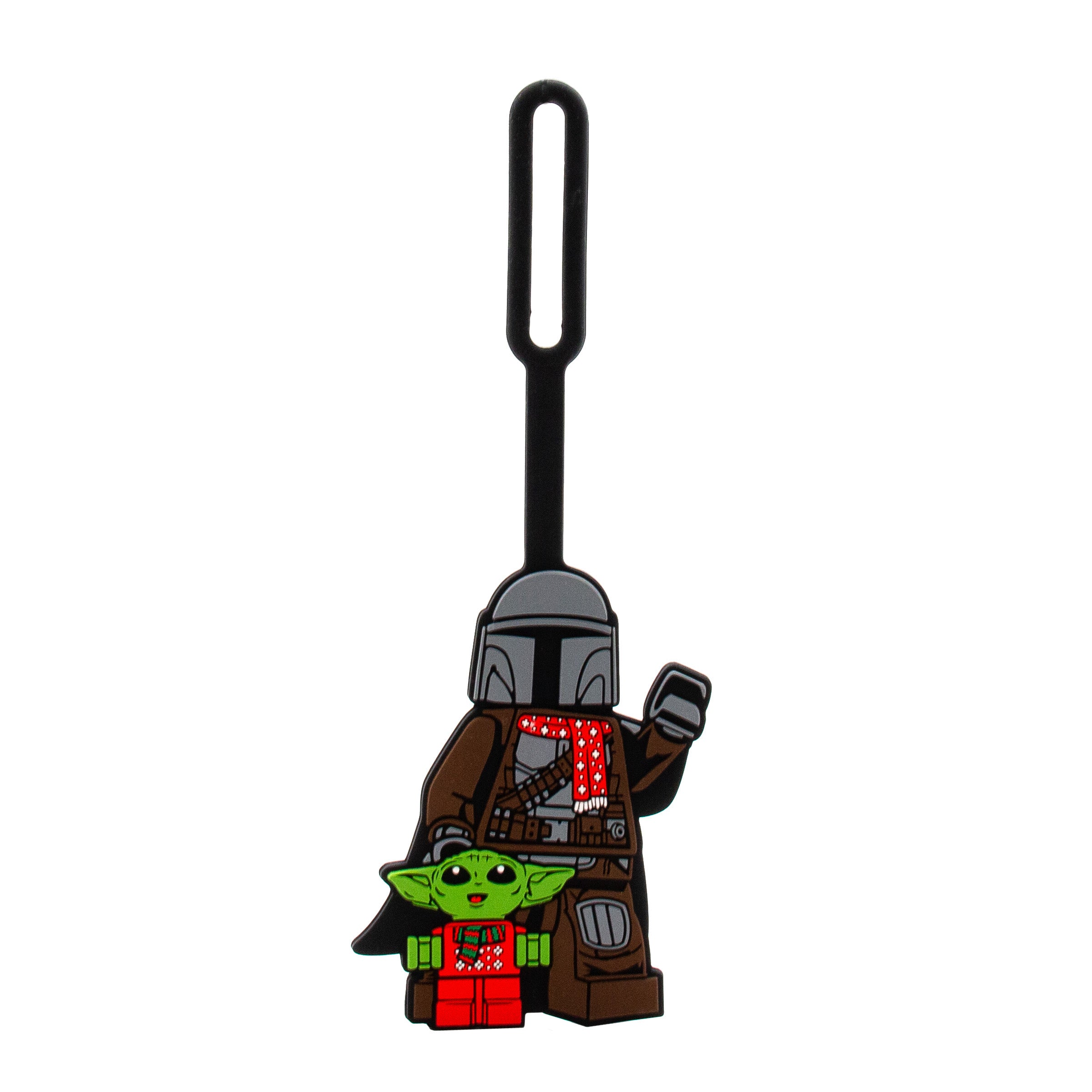 Lego The Mandalorian with Grogu Holiday Bag Tag