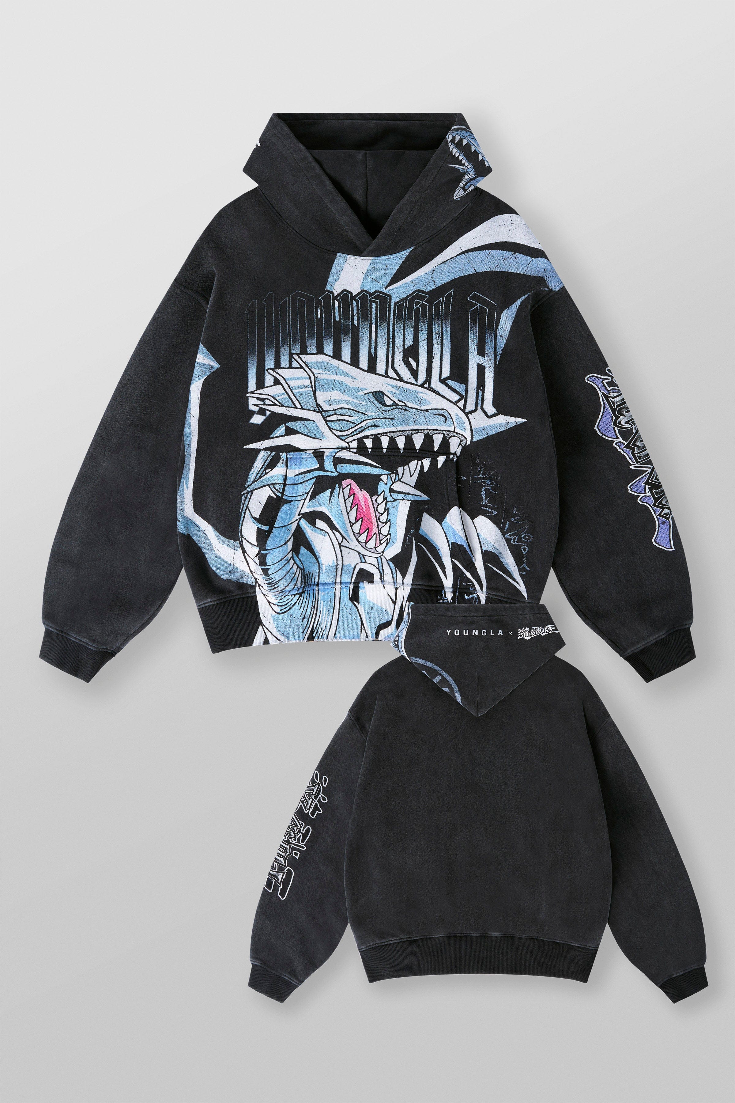 YoungLA 5008 - Yu-Gi-Oh! Hoodies Kaiba's Blue Eyes