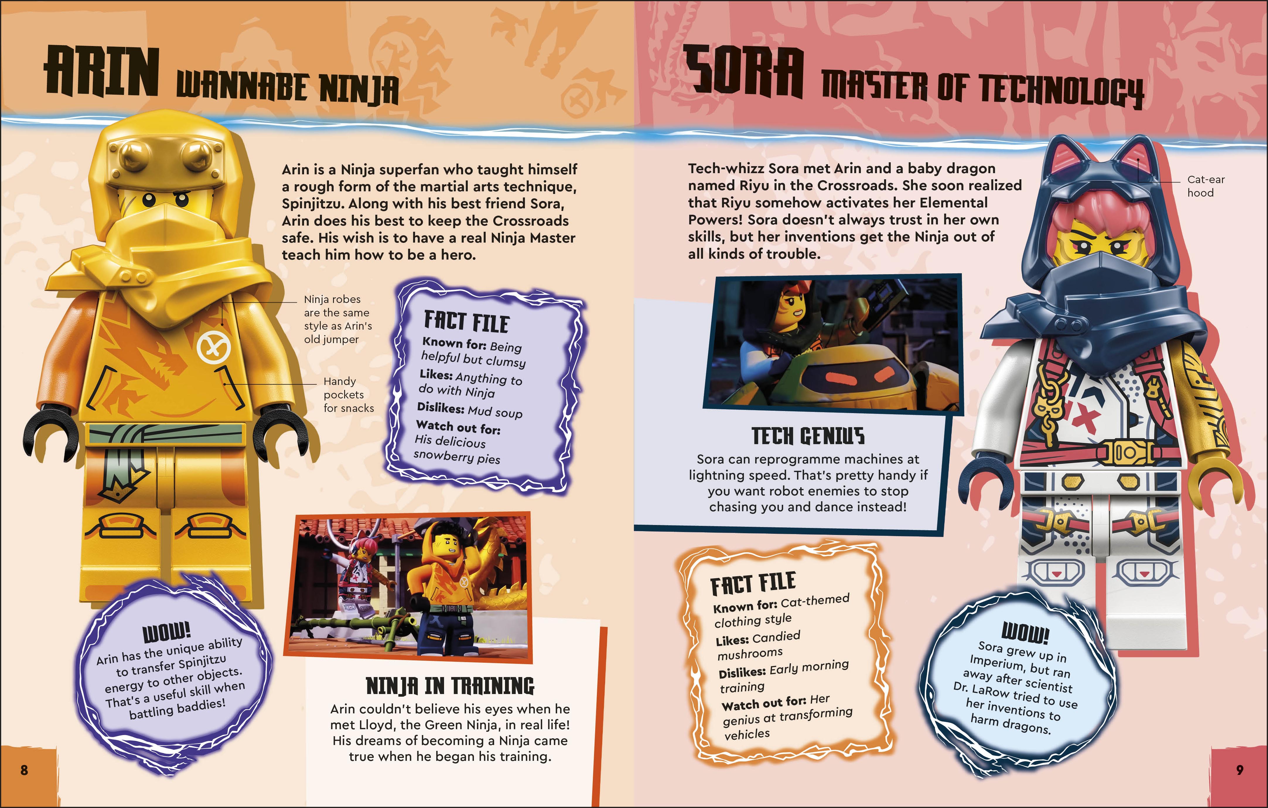 Lego LEGO NINJAGO Dragons Rising Character Guide Book