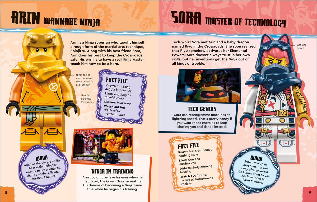 Lego LEGO NINJAGO Dragons Rising Character Guide Book