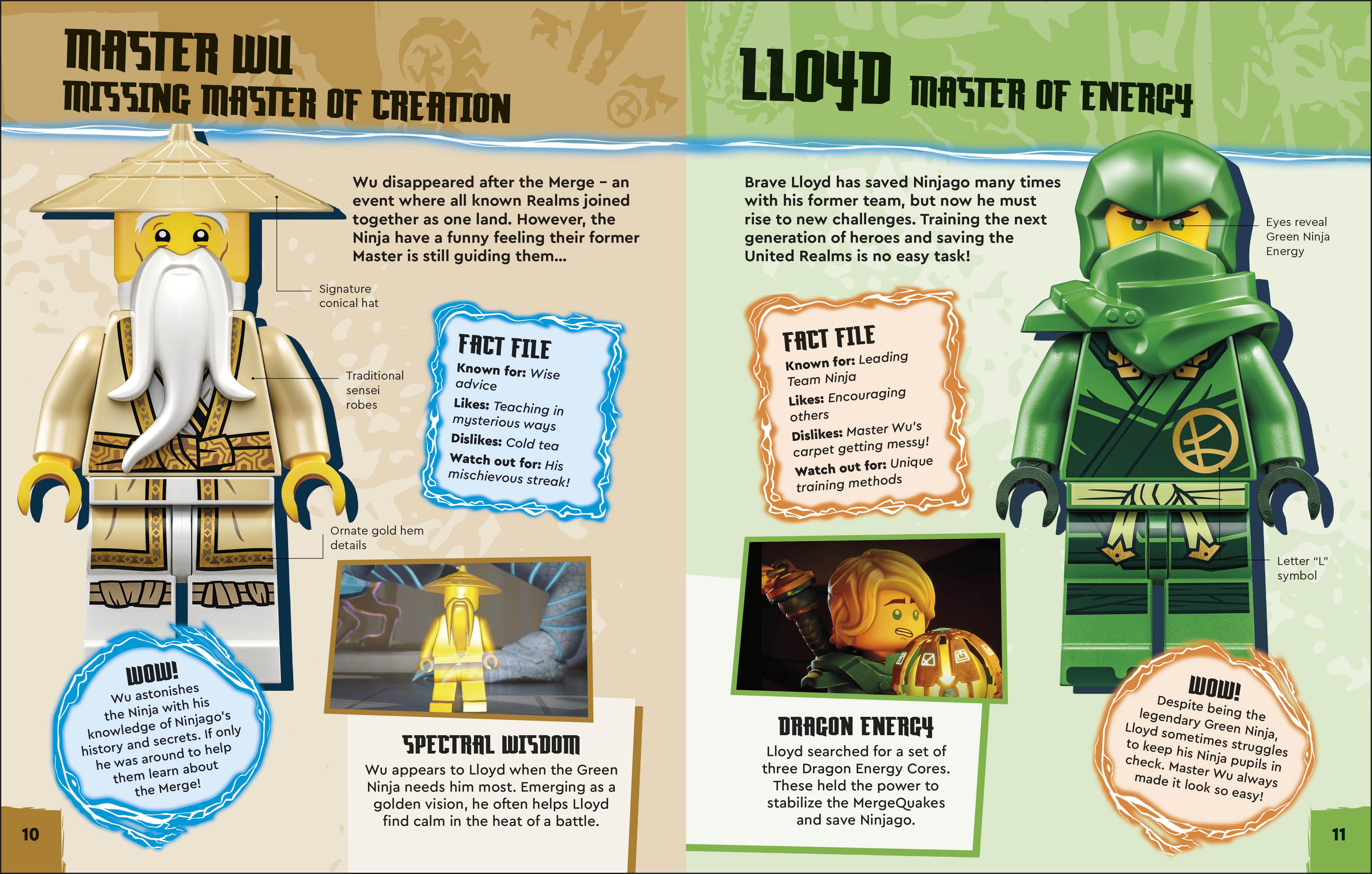 Lego LEGO NINJAGO Dragons Rising Character Guide Book