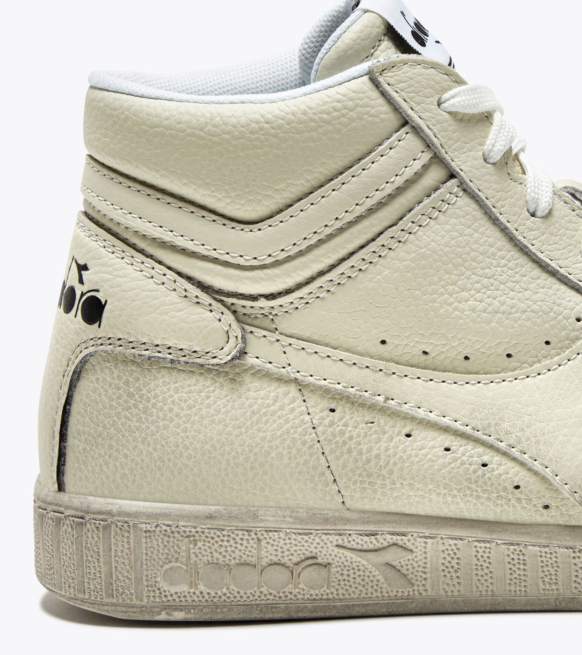Diadora Game L High Waxed White/White/White