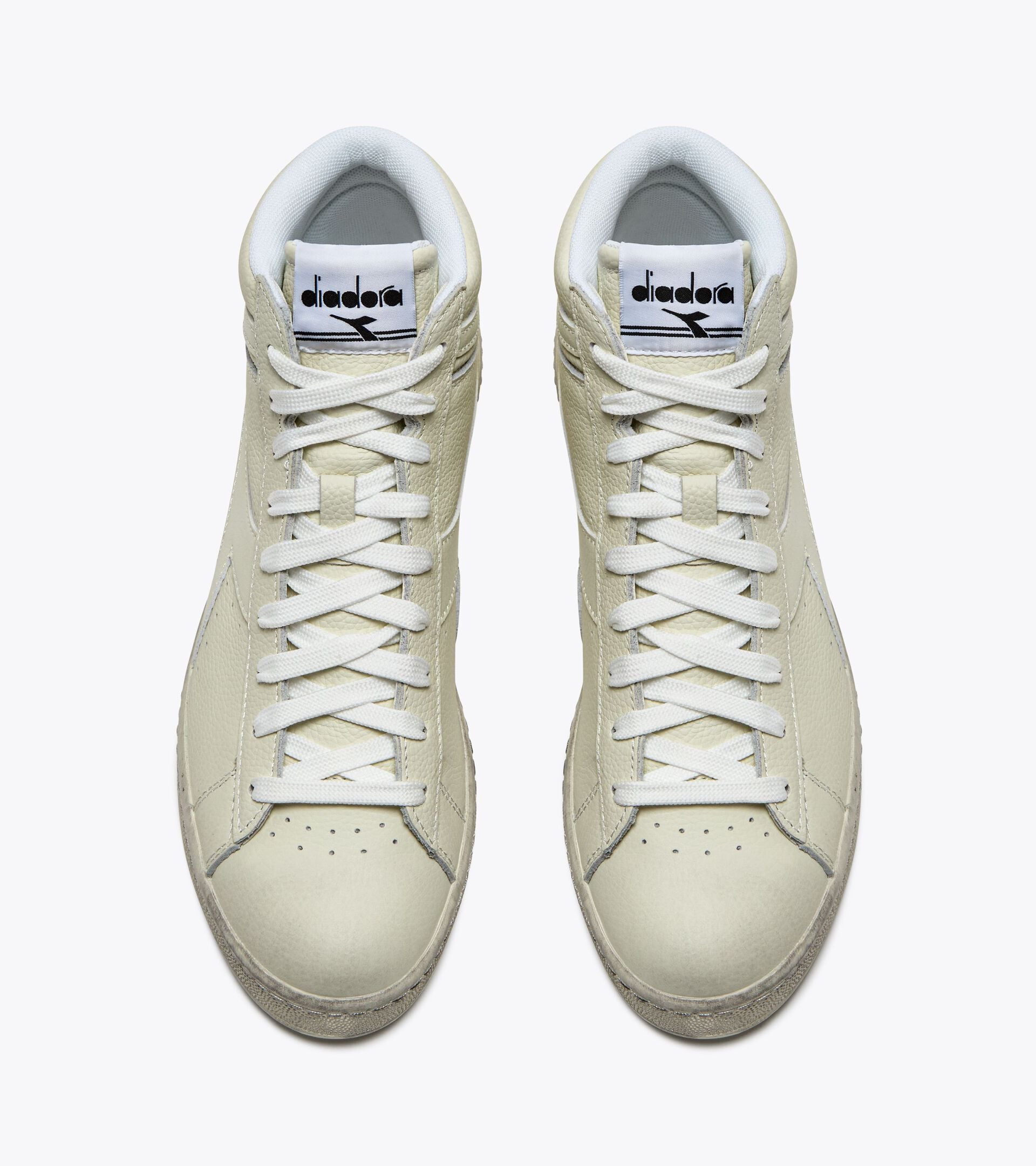 Diadora Game L High Waxed White/White/White