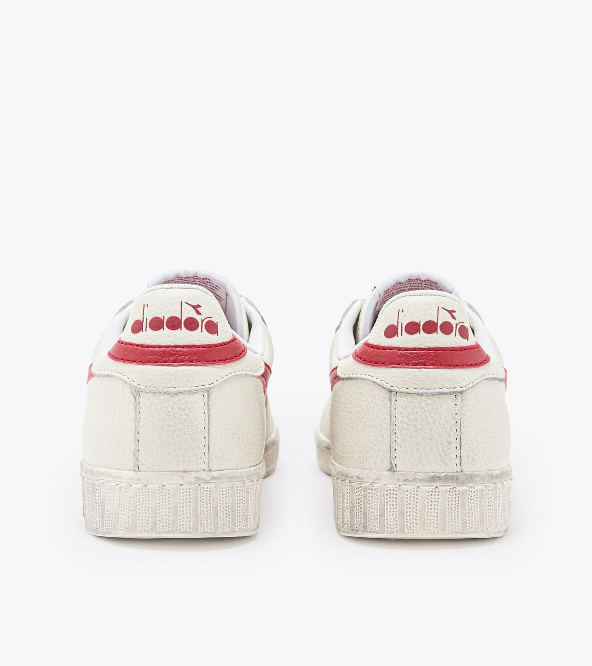 Diadora Game L Low Waxed White/Red Pepper