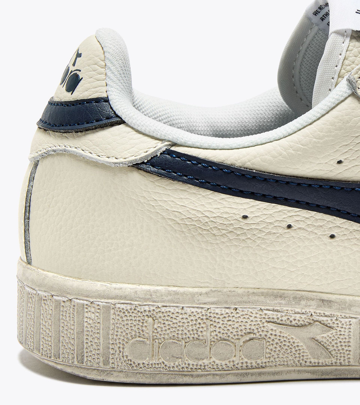 Diadora Game L Low Waxed White/Blue Caspian Sea