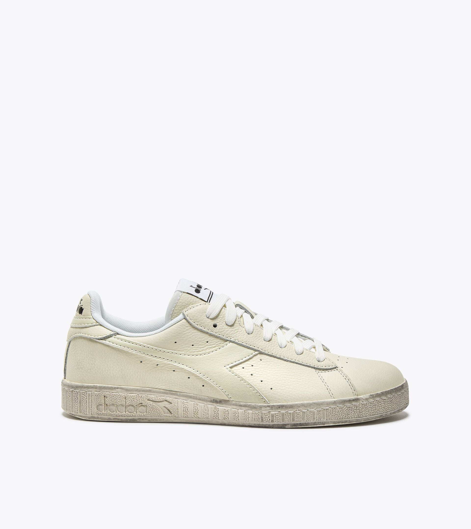 Diadora Game L Low Waxed White/White/White
