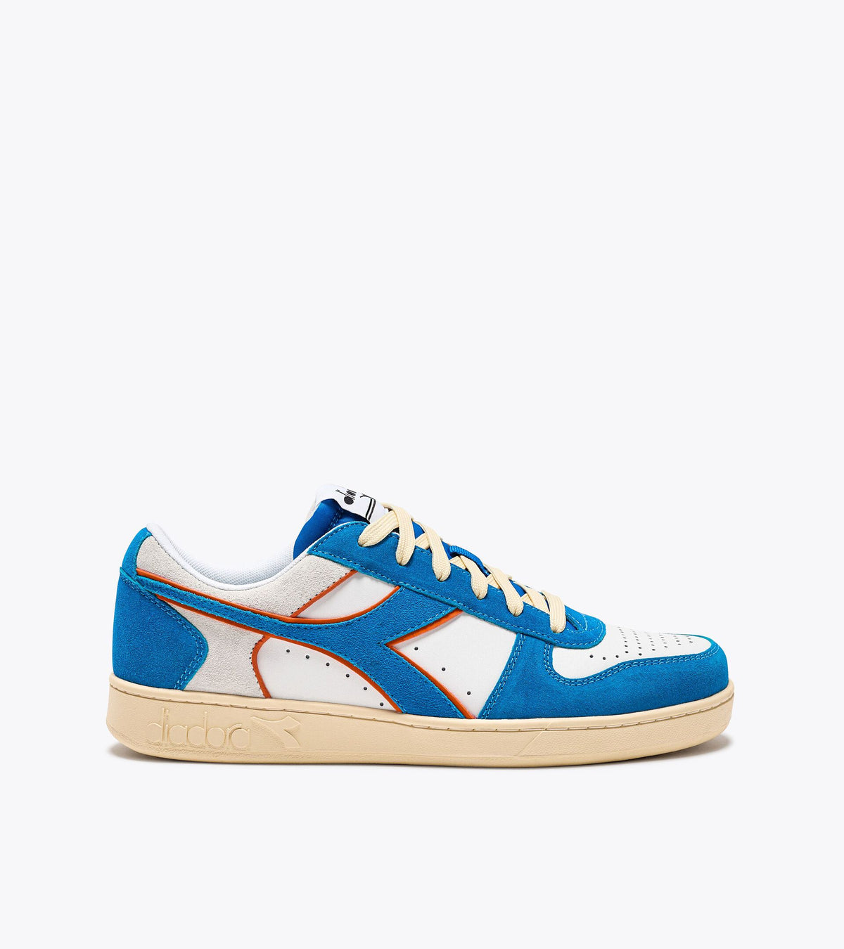 Diadora Magic Basket Low Suede Leather Royal/White
