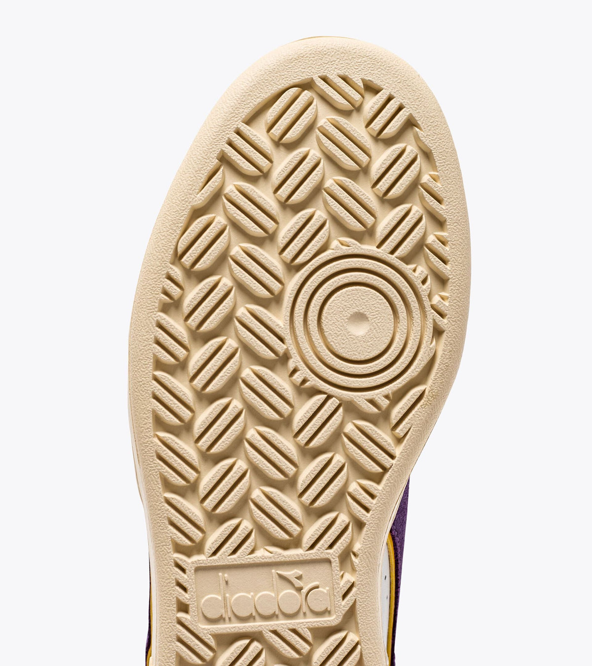 Diadora Magic Basket Low Suede Leather White/Deep Lavander Violet