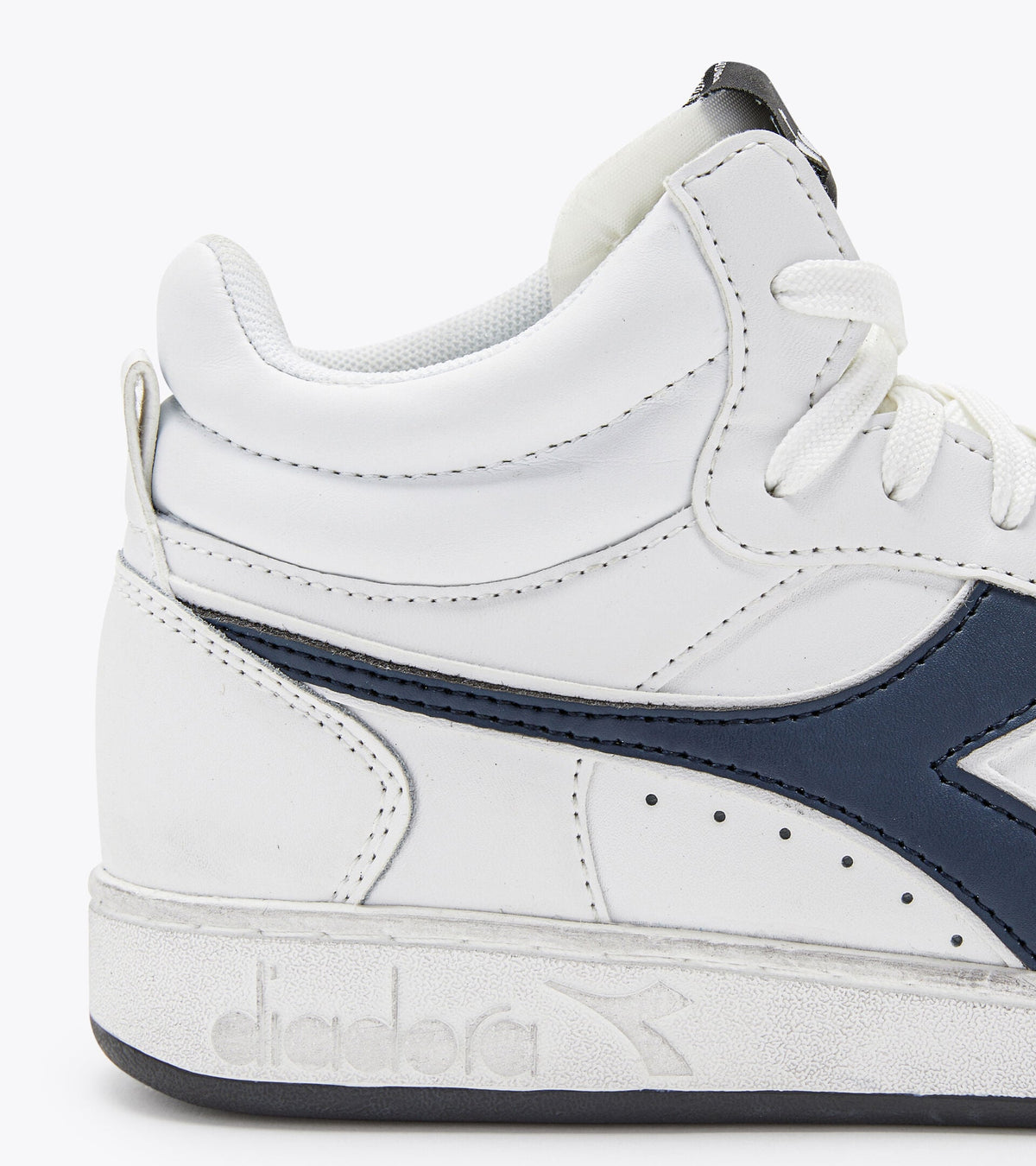 Diadora Magic Basket Demi Icona White /Blue Caspian Sea