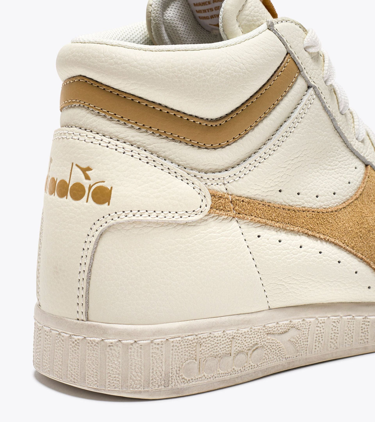 Diadora Game L High Waxed Suede Pop White/Latte