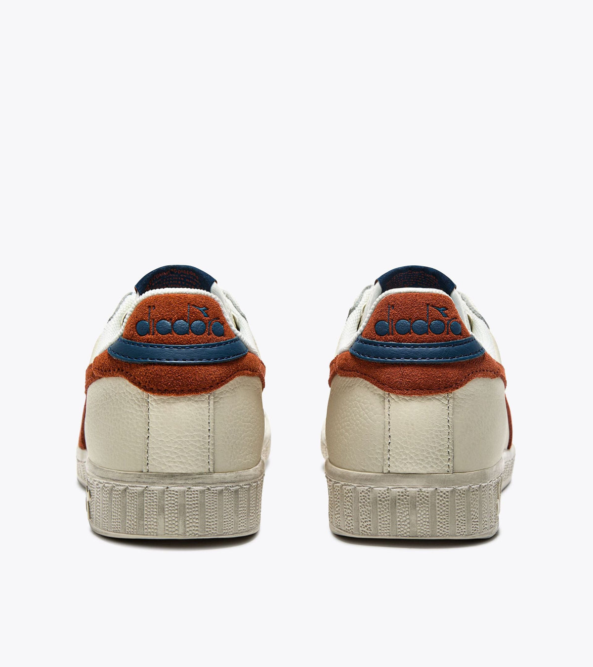 Diadora Game L Low Waxed Suede Pop White/Rust