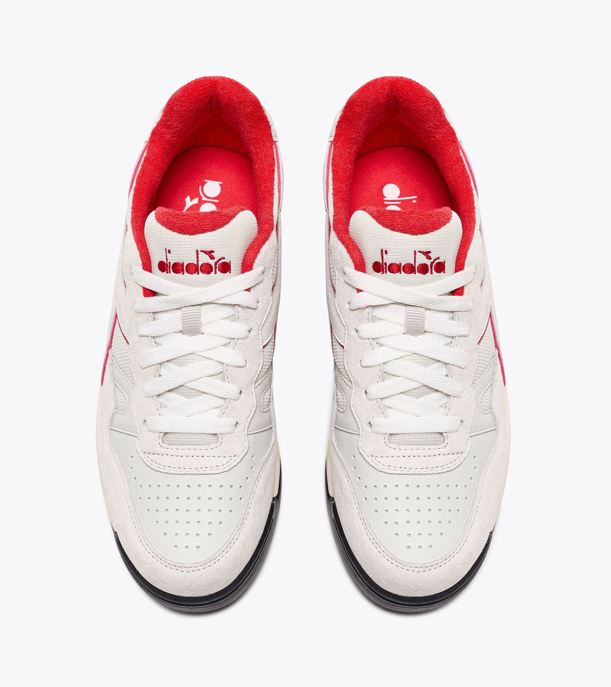 Diadora Winner Games White/Carmine Red