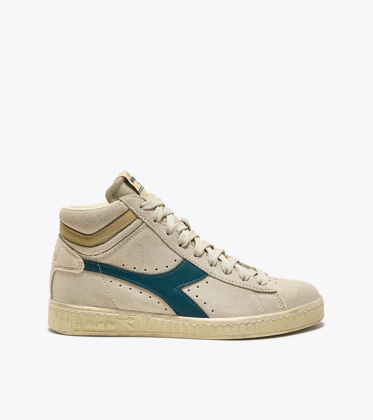 Diadora Game L High Suede Waxed Cloud Cream