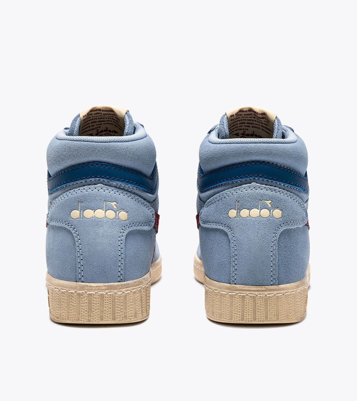 Diadora Game L High Suede Waxed Light Sky-Blue