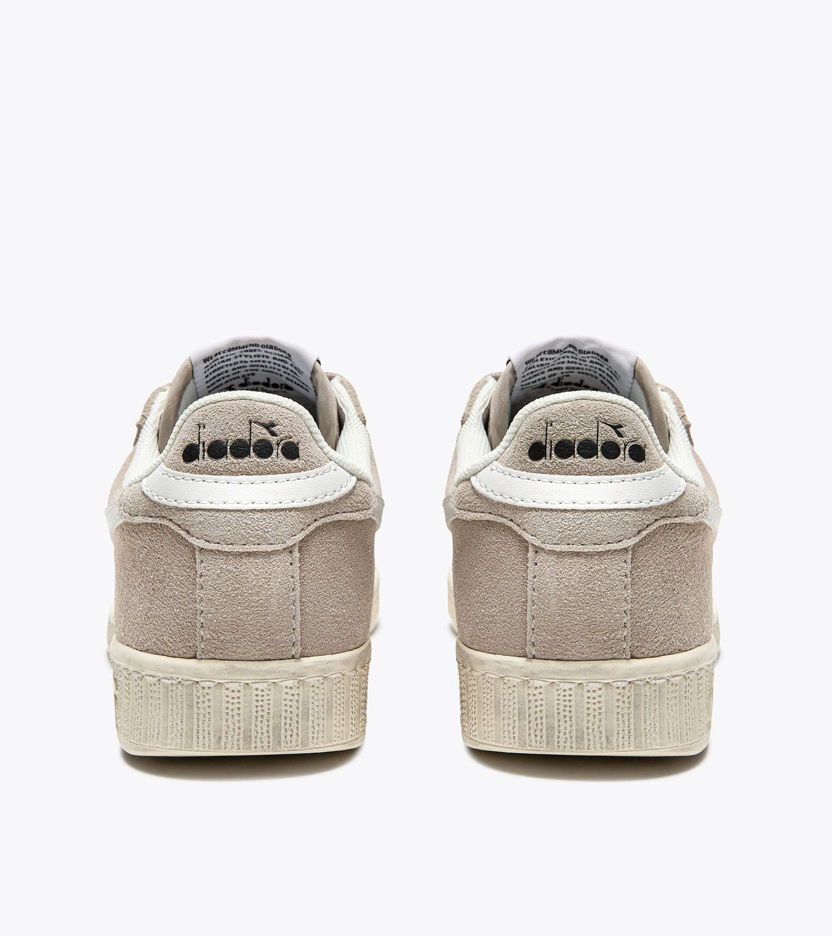 Diadora Game L Low Suede Waxed Gray Silver