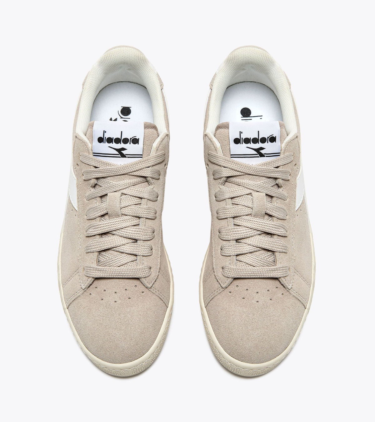 Diadora Game L Low Suede Waxed Gray Silver