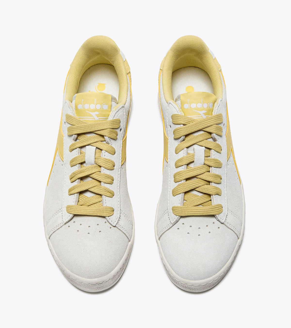 Diadora Game L Low Suede Waxed White/Cornsilk
