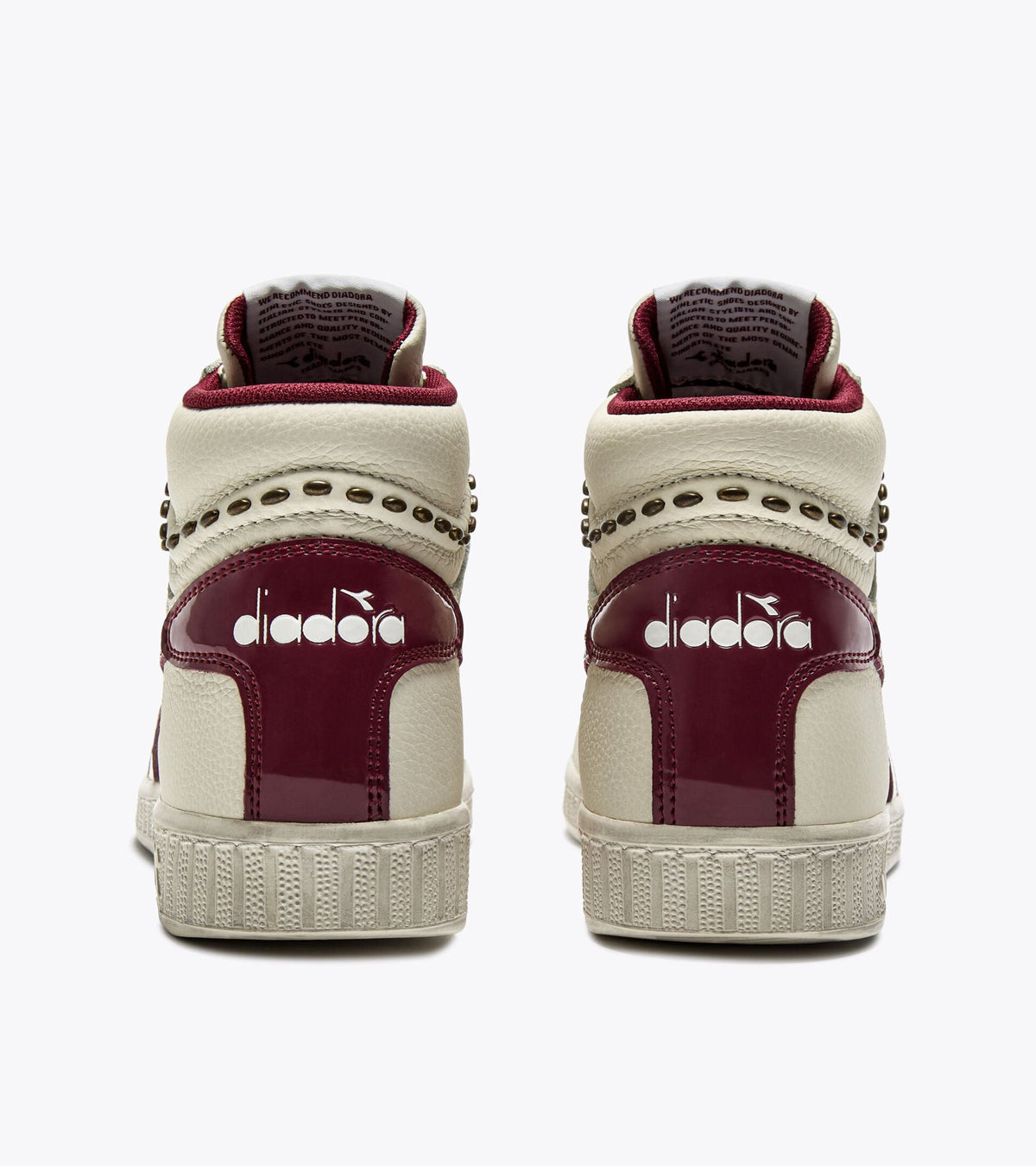 Diadora Game L High Waxed Studs Wn Pomegranate