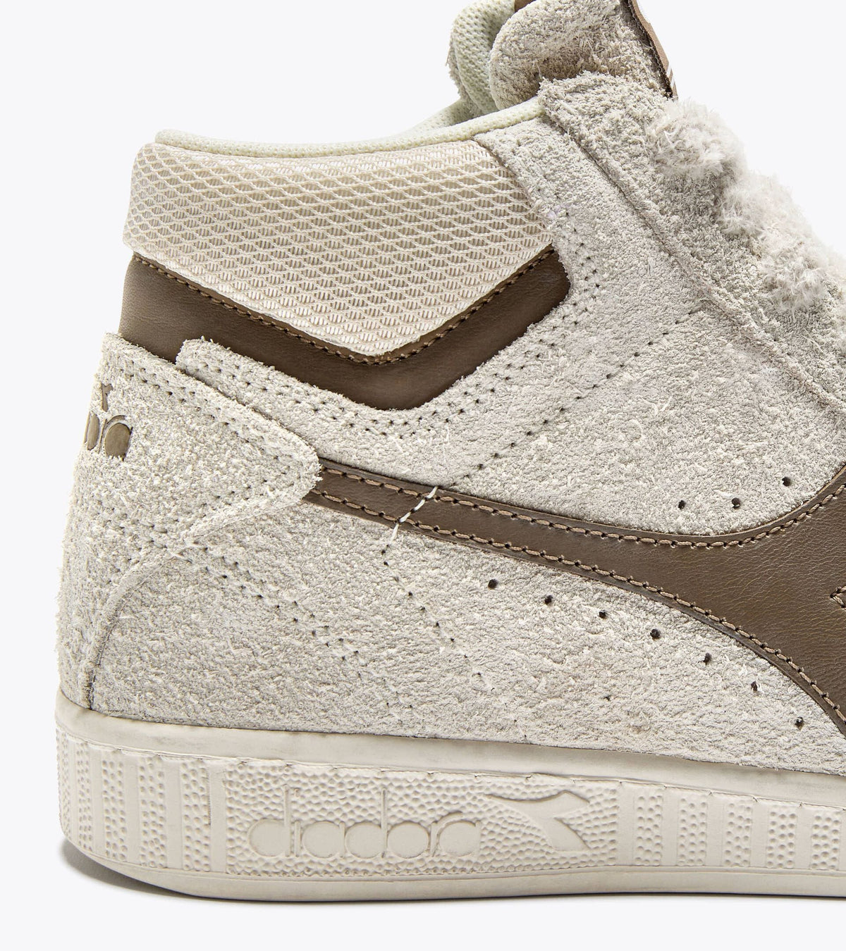 Diadora Game High Suede Waxed Whisper White
