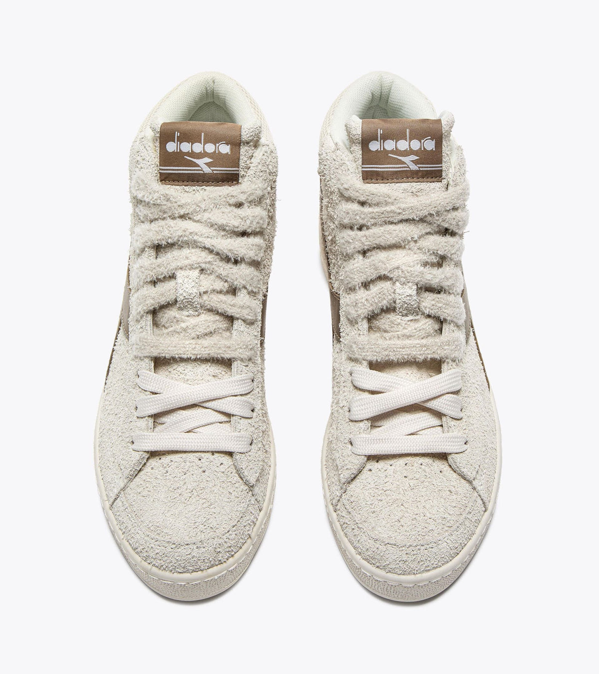 Diadora Game High Suede Waxed Whisper White