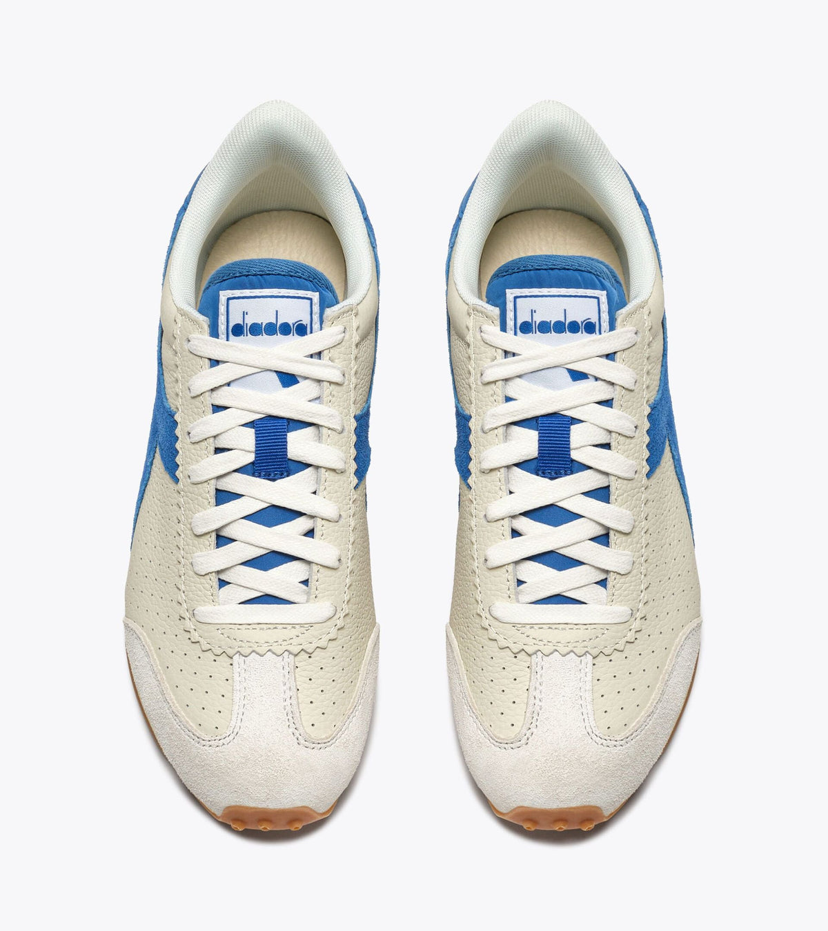 Diadora Rally Punched White/Directoire Blue