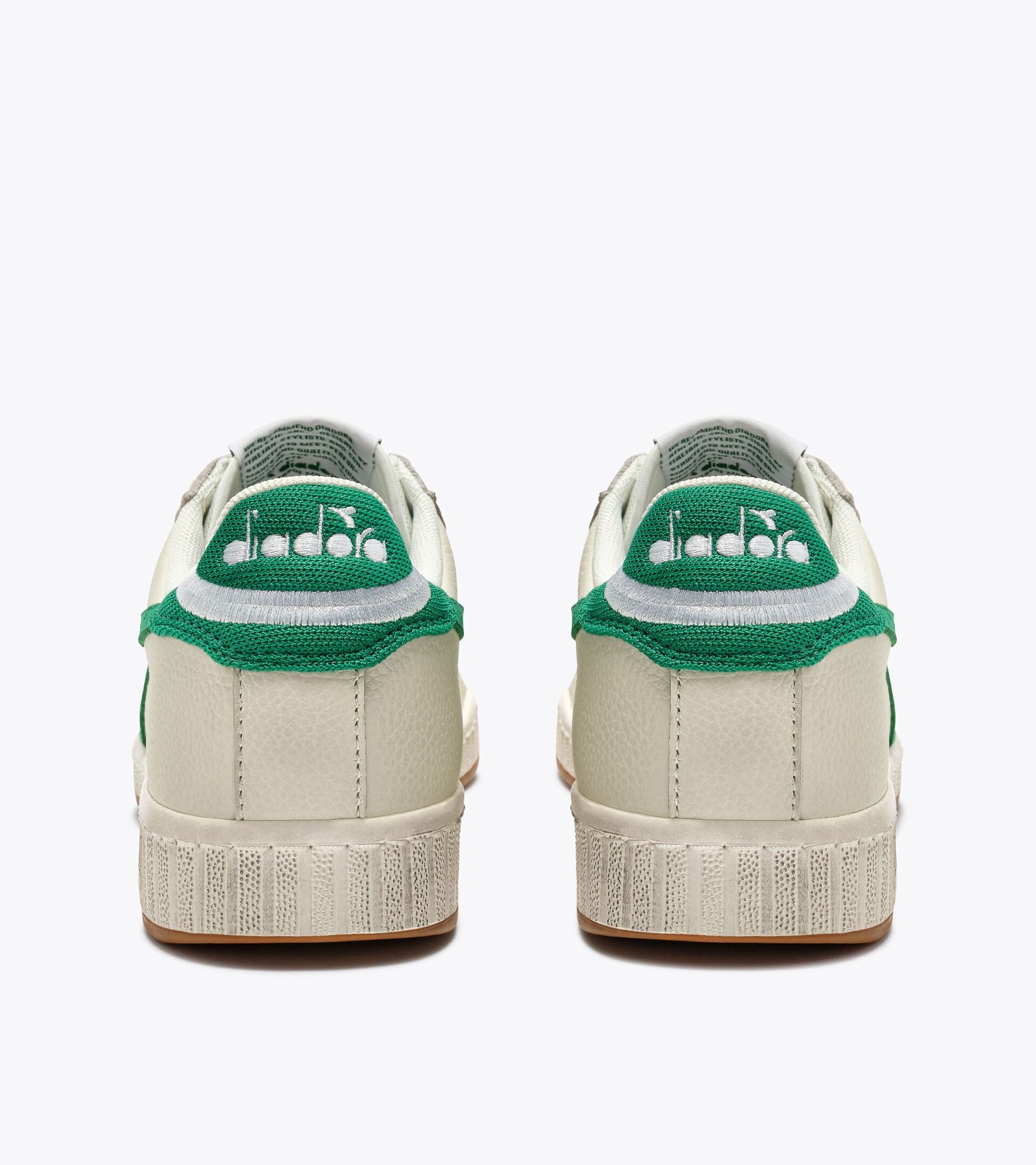 Diadora Game Low Jersey Waxed White /Deep Mint